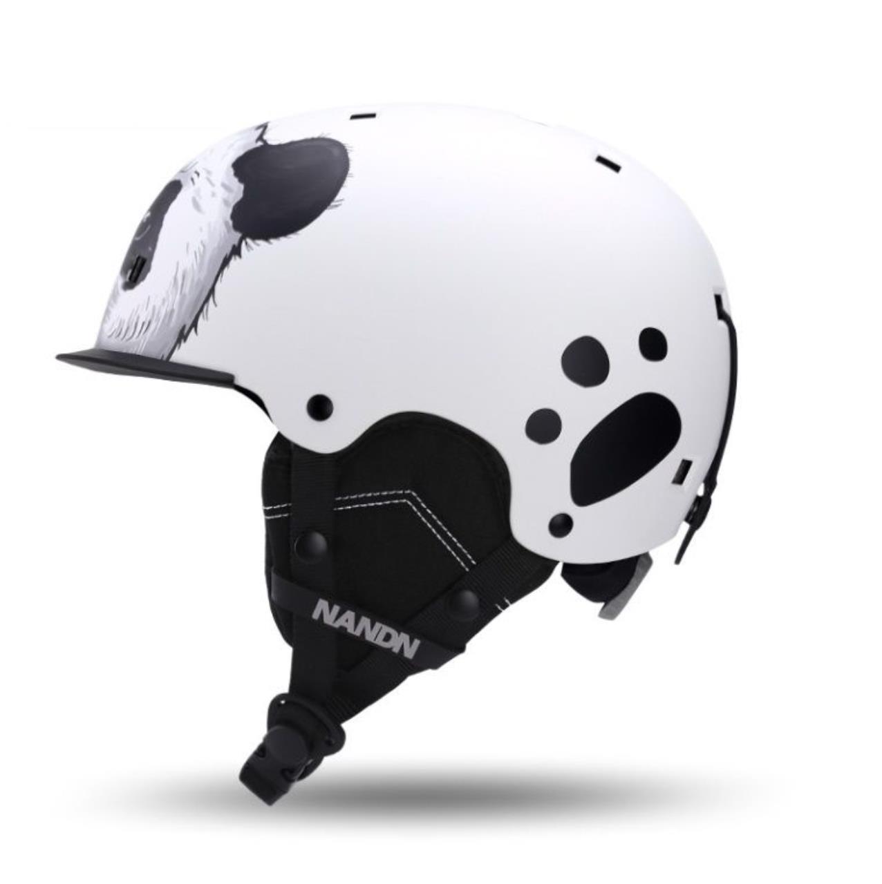 Шлем горнолыжный детский NANDN NT635A WHITE Панда S