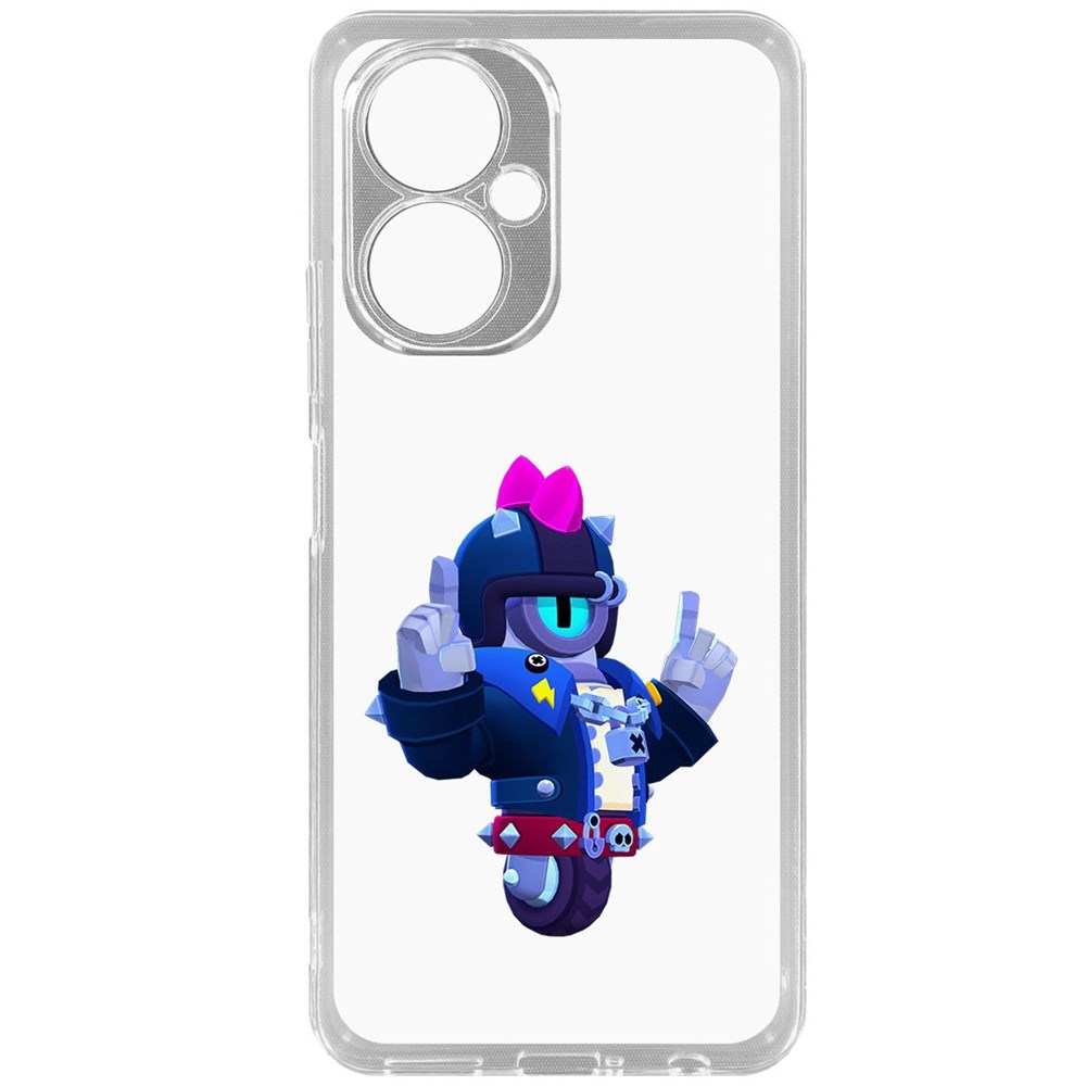 

Чехол-накладка Brawl Stars-Дикий Сту для Tecno Camon 19, Прозрачный
