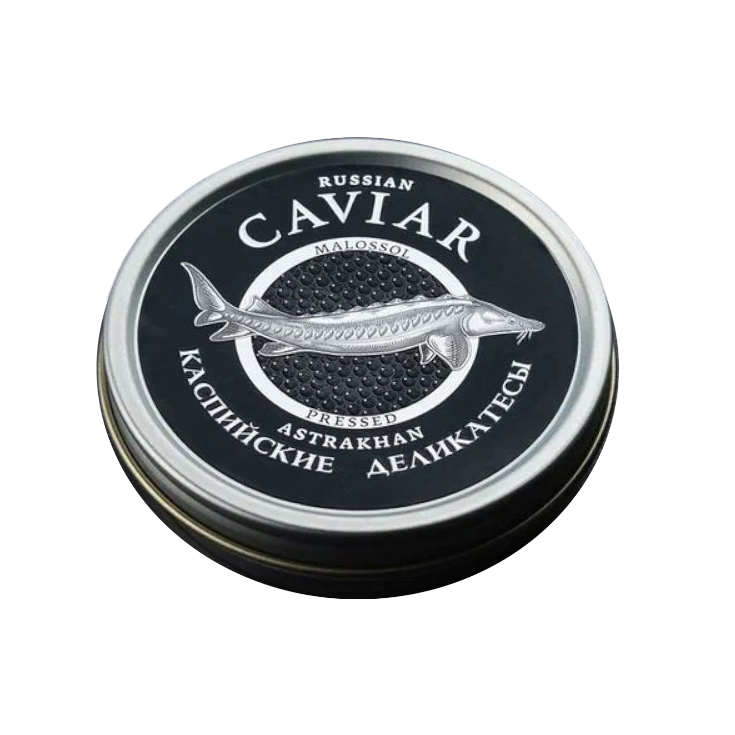 Черная икра Caviar осетровая паюсная, 50 г
