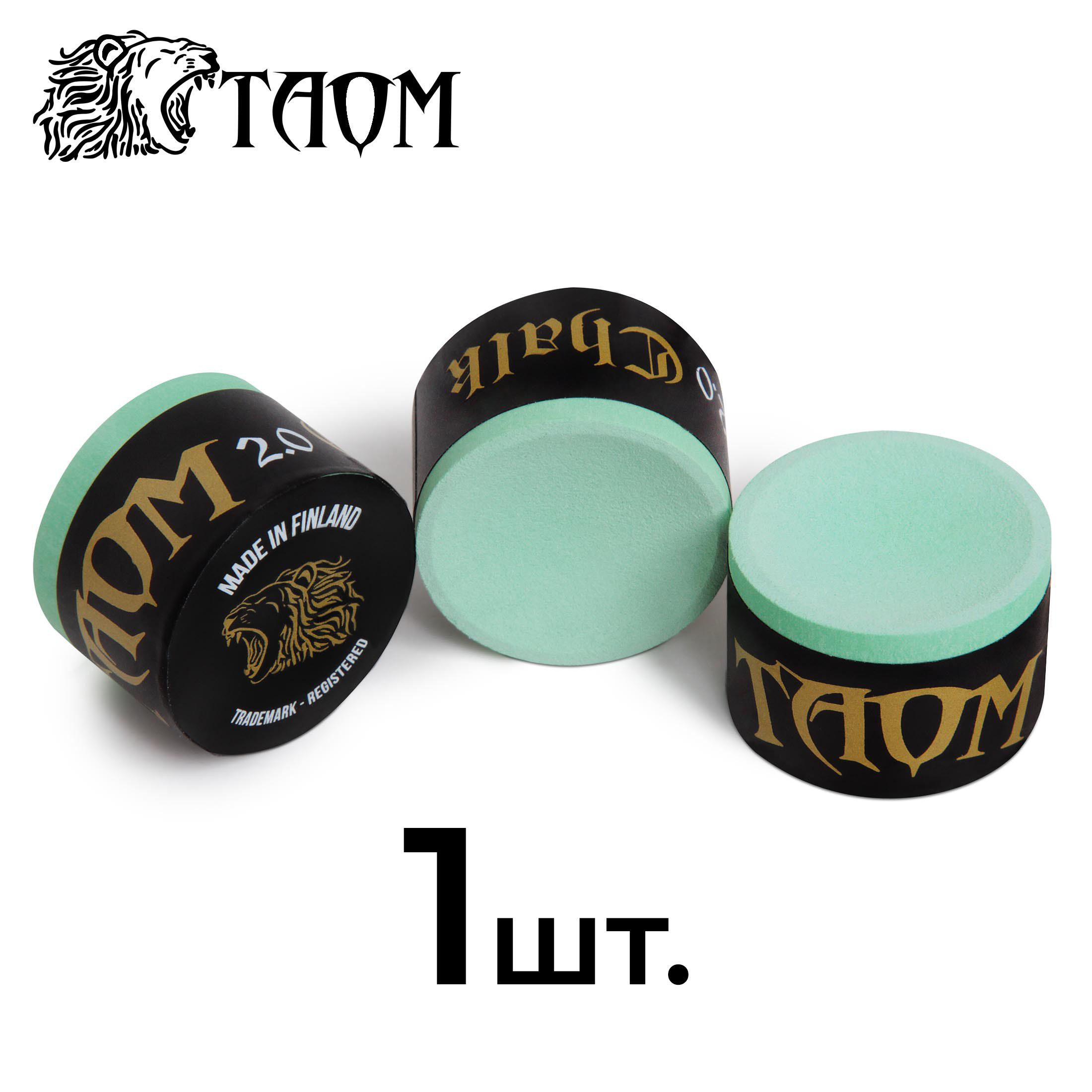 Мел для бильярда Taom Chalk Snooker 2.0 Green, 1 шт.