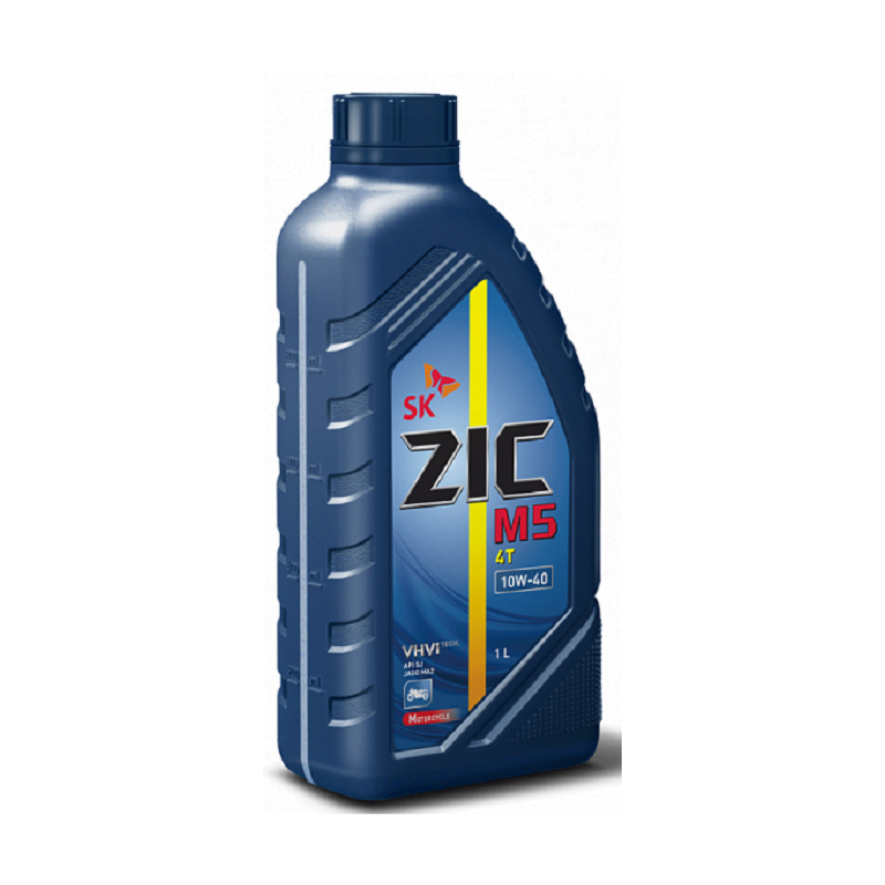 Zic M5 4t 10W40 (1l)_Моторное масло! Для Мото П/Синт Api Sj, Jaso Ma2 Zic 137212
