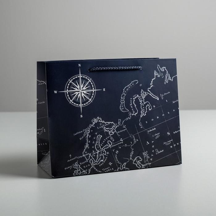 

Пакет ламинированный горизонтальный «Путеводитель», ML 27 х 23 х 11,5 см, Синий, Коллекция упаковки "Морская"