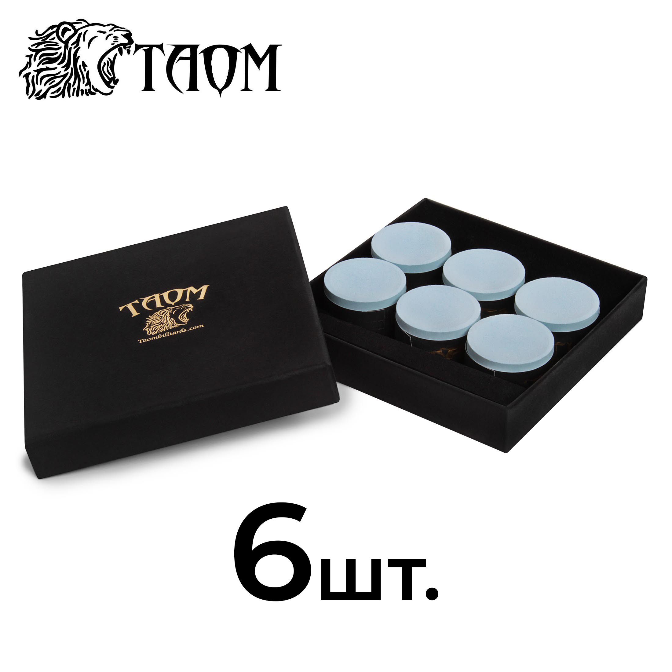 Бильярдный мел Taom Billiards TaomChalk2.0B-F._6 6 Blue 12608