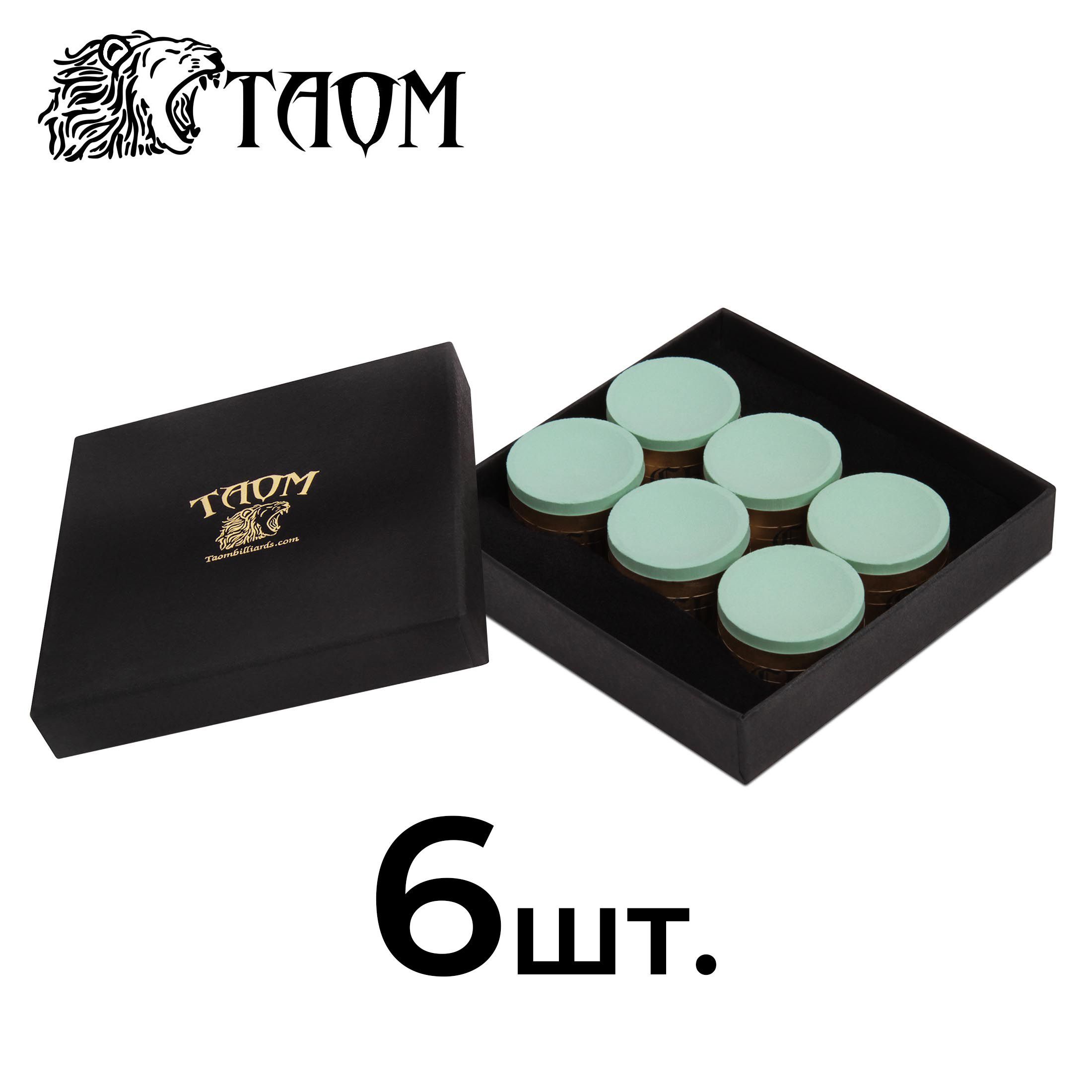 Мел Taom Soft Chalk Green 6шт.