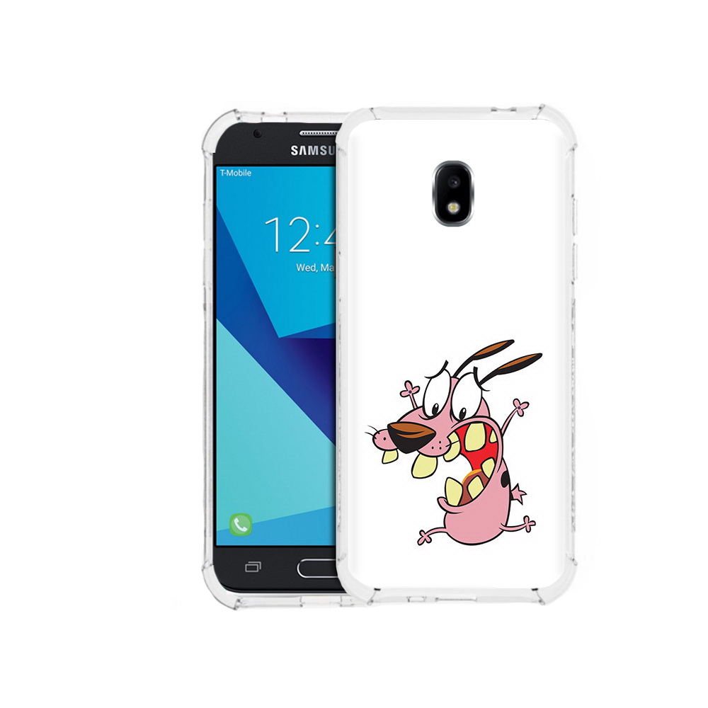 

Чехол MyPads Tocco для Samsung Galaxy J7 Pro зубастый бобик (PT128255.589.371), Прозрачный, Tocco