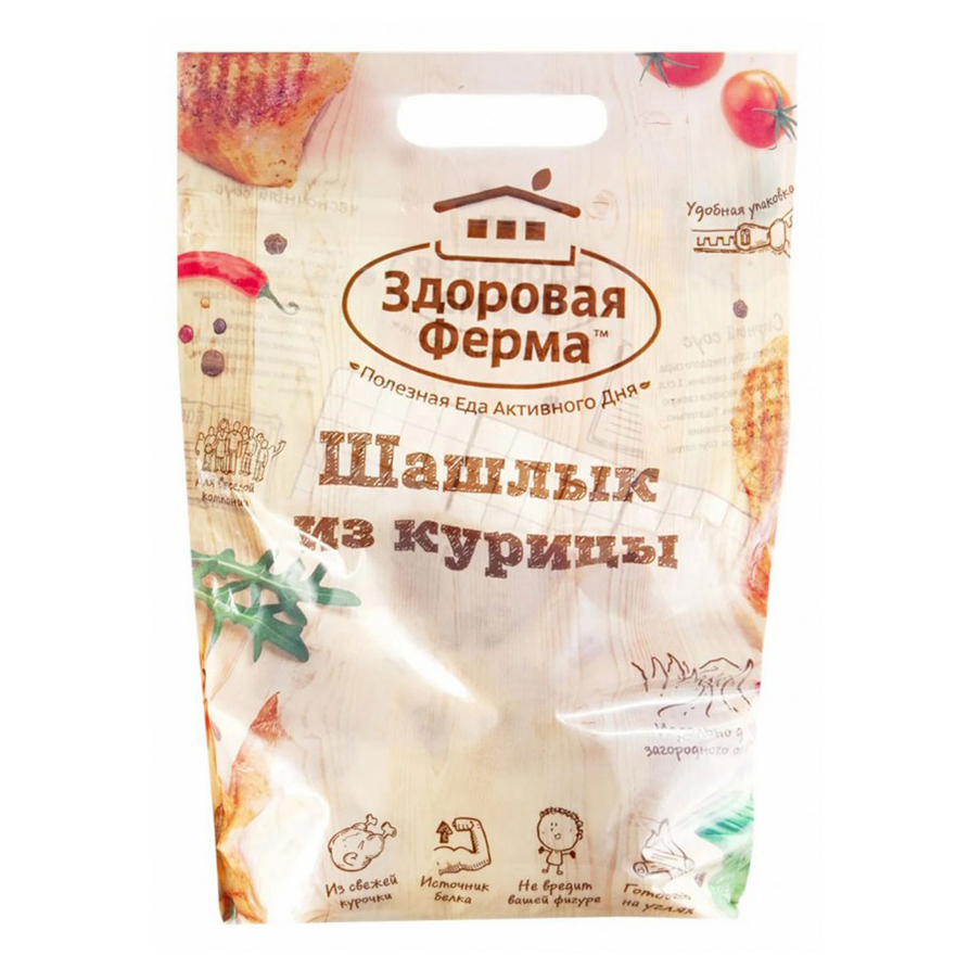 

Шашлык куриный Здоровая Ферма Микс охлажденный +-1,5 кг