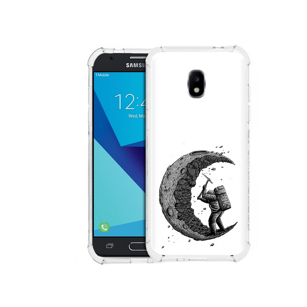 

Чехол MyPads Tocco для Samsung Galaxy J7 Pro камненная луна (PT128255.589.384), Прозрачный, Tocco