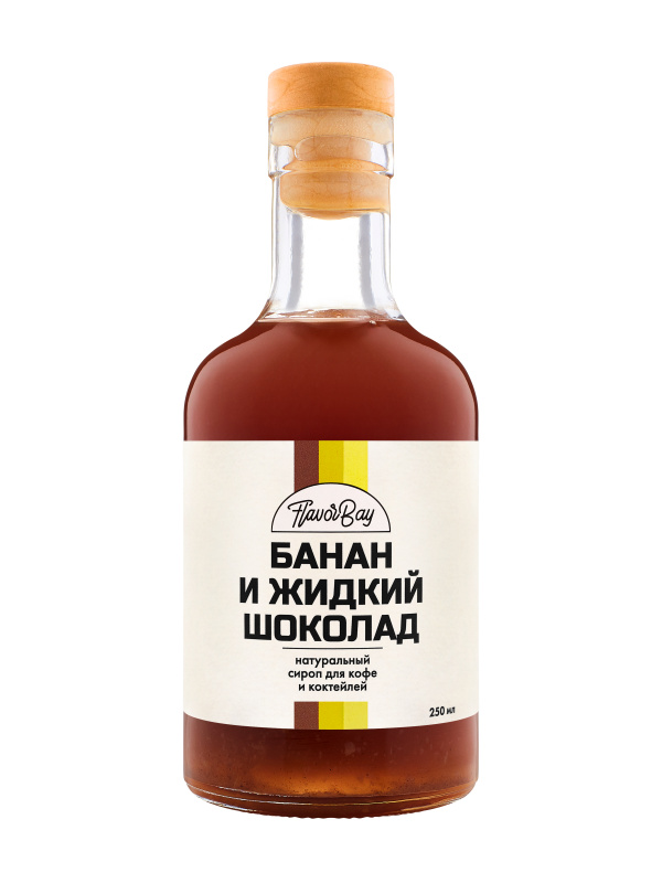 

Сироп для кофе Flavor Bay Банан, Жидкий Шоколад, 250 мл
