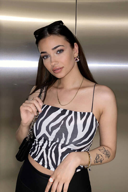 

Топ женский Zechka zck0435-zebra разноцветный L (доставка из-за рубежа), zck0435-zebra