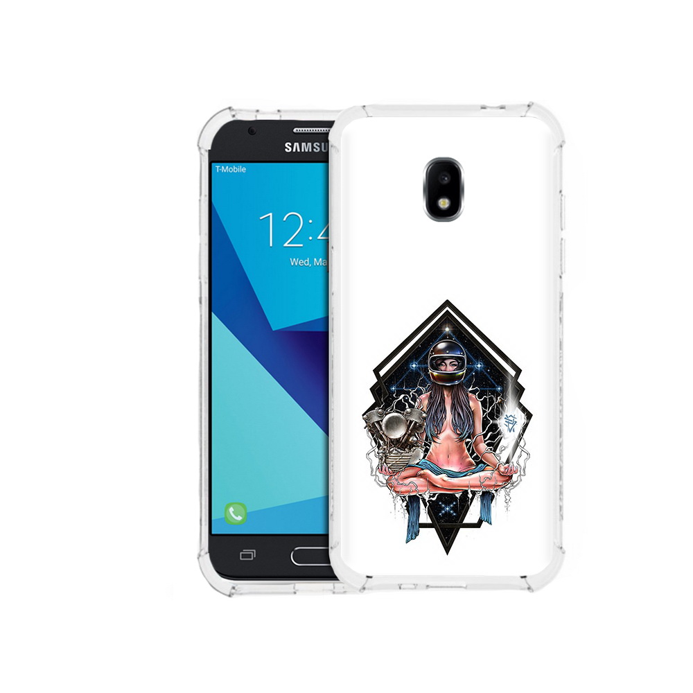

Чехол MyPads Tocco для Samsung Galaxy J7 Pro красивая девушка в шлеме (PT128255.589.406), Прозрачный, Tocco