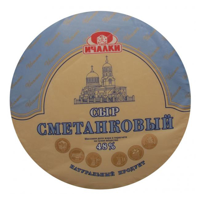 

Сыр полутвердый Ичалки Сметанковый 48%