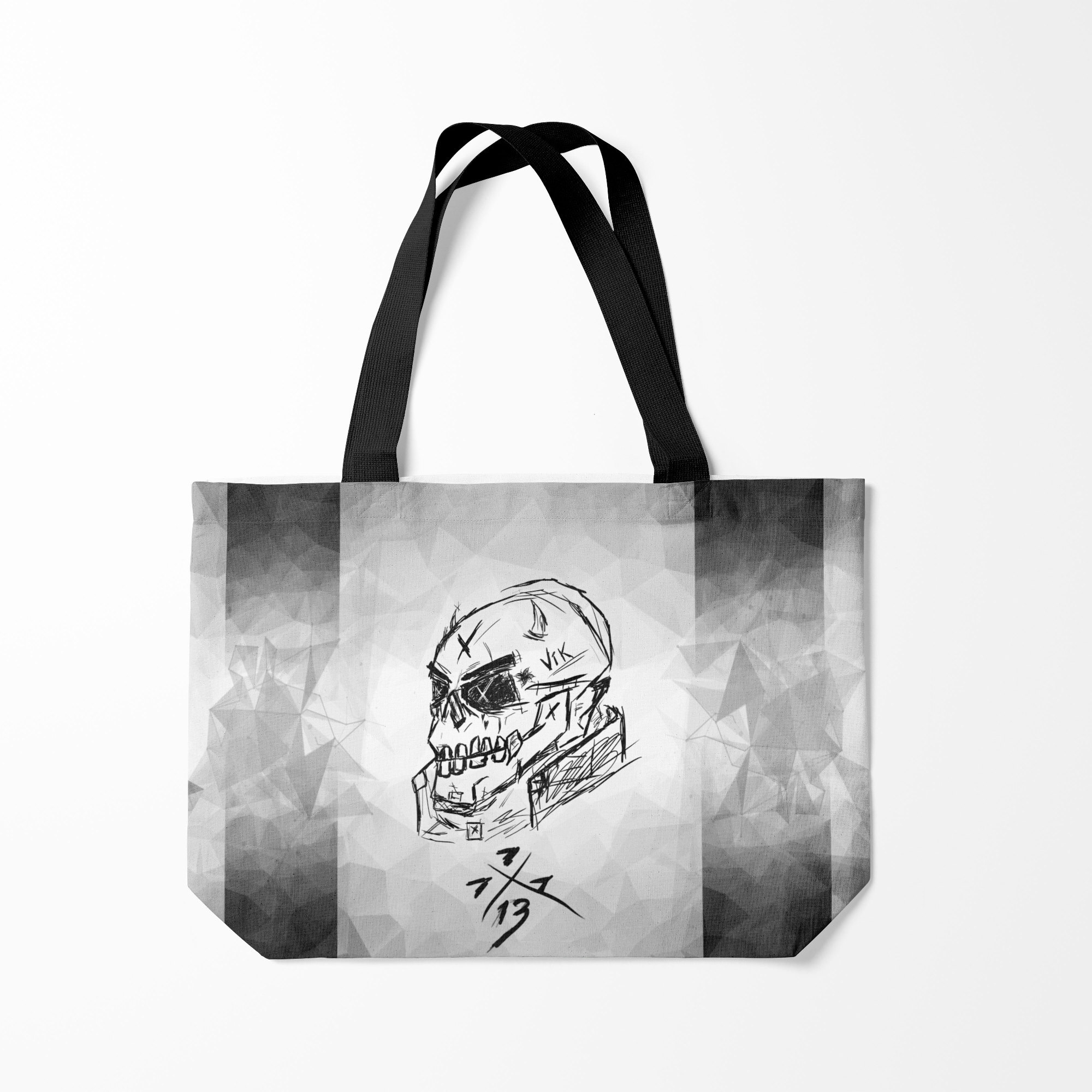 

Сумка шoппер унисекс Burnettie SKULL BY VIK CANEMIRA, белый, SKULL BY VIK CANEMIRA