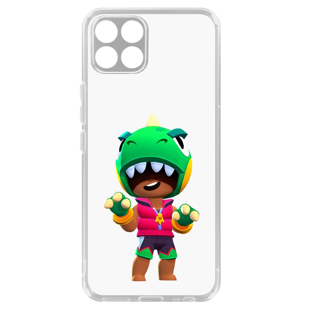 

Чехол-накладка Brawl Stars-Дино Леон для Infinix Smart 6 HD, Прозрачный