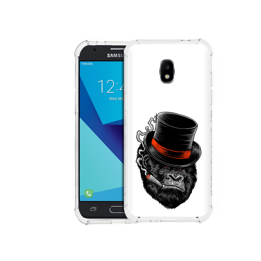 

Чехол MyPads Tocco для Samsung Galaxy J7 Pro дизайнерская горилла (PT128255.589.431), Прозрачный, Tocco