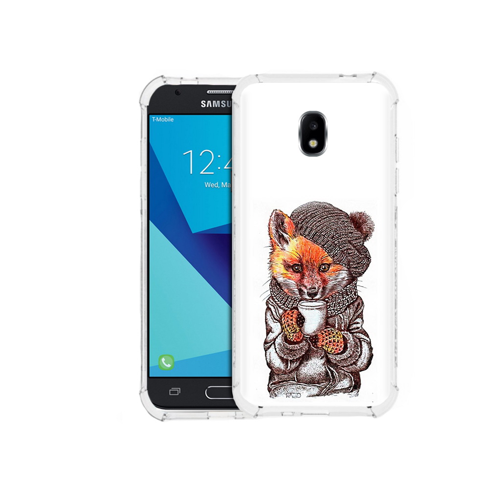 

Чехол MyPads Tocco для Samsung Galaxy J7 Pro лиса в шапке (PT128255.589.437), Tocco