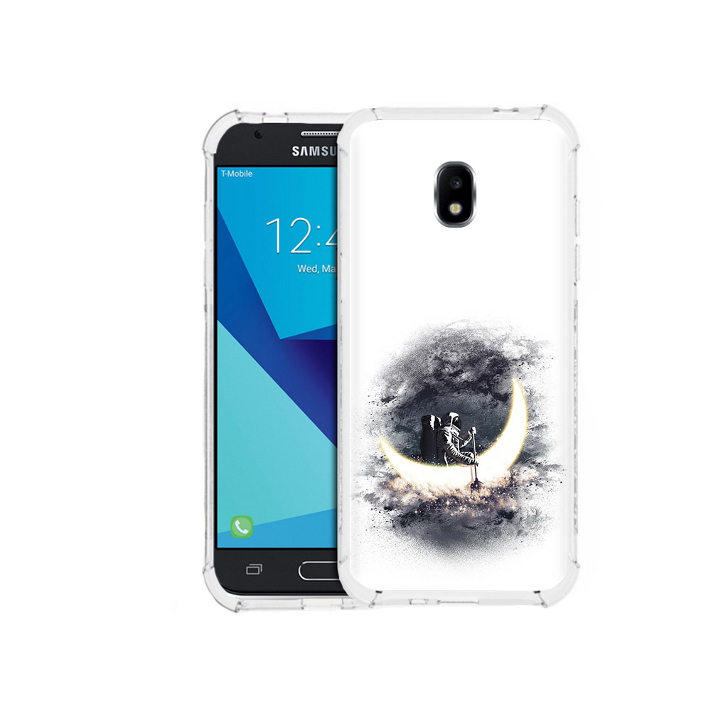 Чехол MyPads Tocco для Samsung Galaxy J7 Pro лунный путешественник (PT128255.589.448)