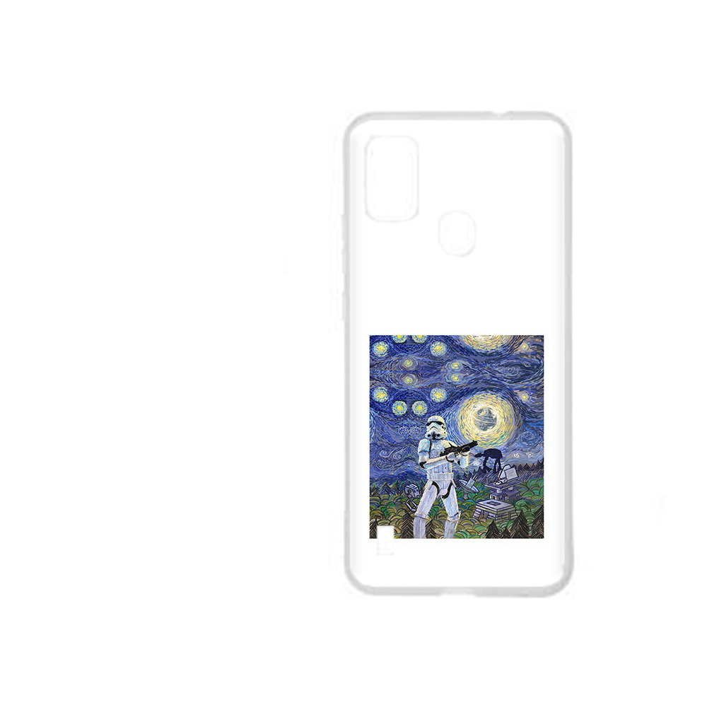 

Чехол MyPads Tocco для ZTE Blade A51 star wars звездная ночь (PT160198.458.23), Прозрачный, Tocco