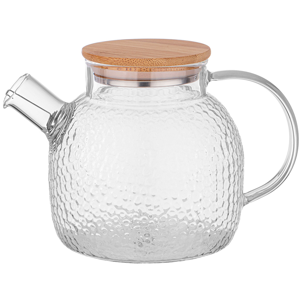 

Чайник заварочный Agness Native 1л жаропрочное стекло 887-200_, Прозрачный