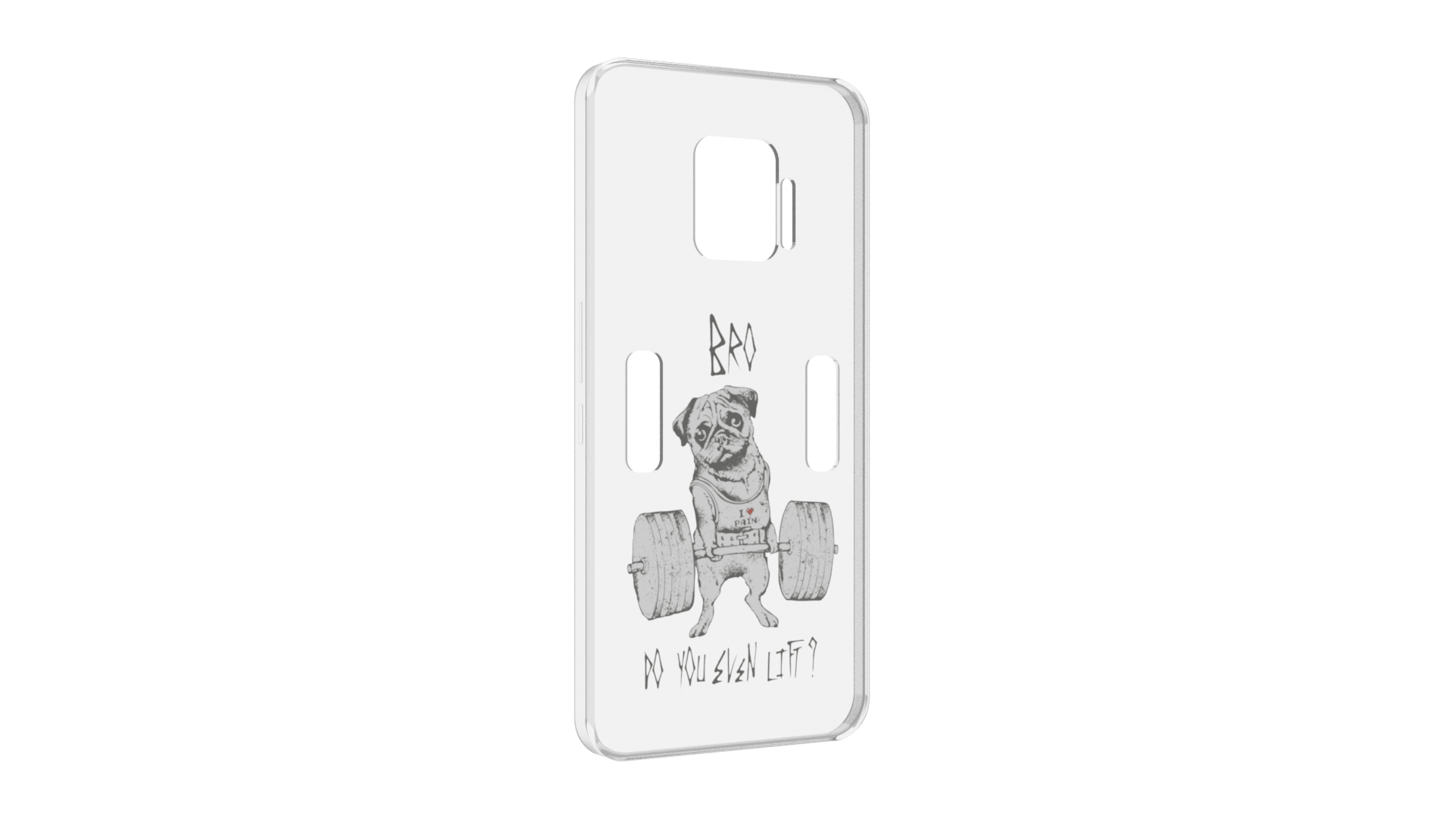 

Чехол MyPads брат ты подкачался мужской для ZTE Nubia Red Magic 7 Pro, Прозрачный, Tocco