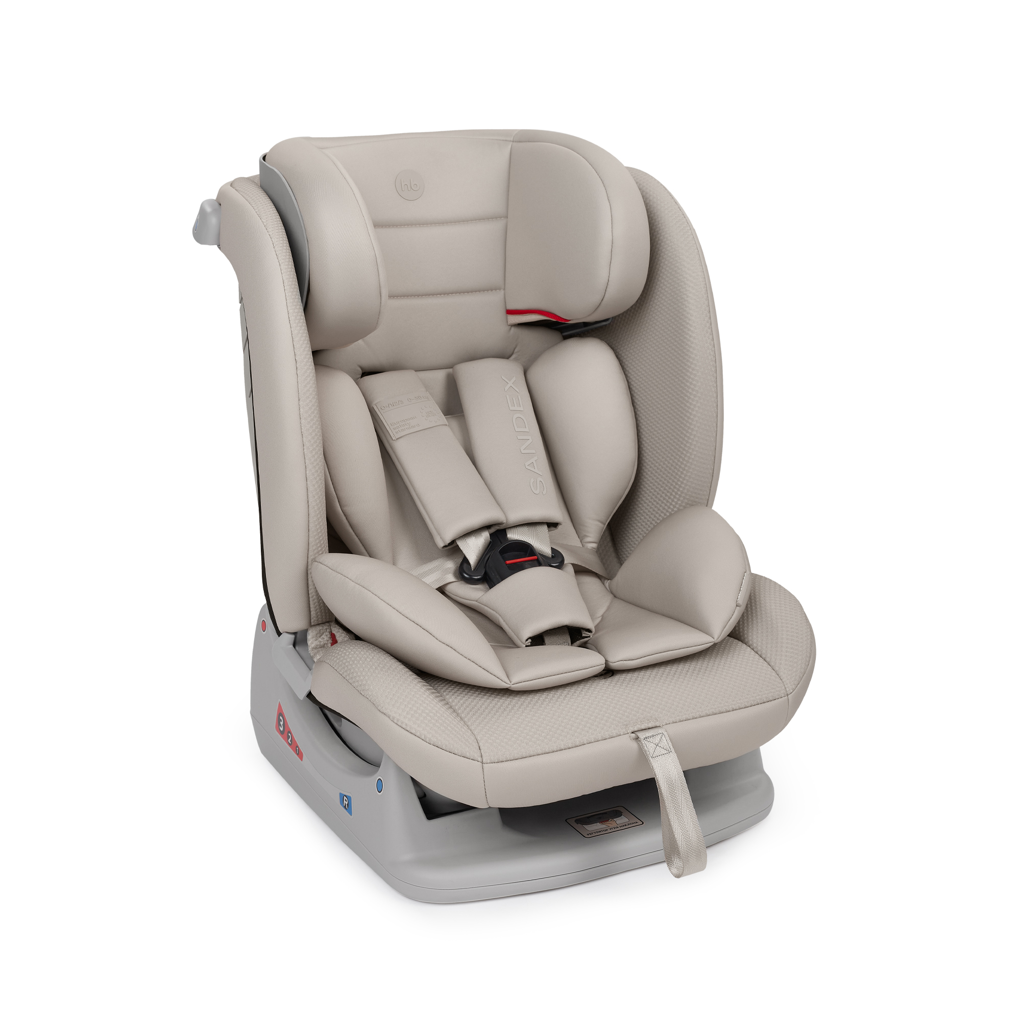 Автокресло Happy Baby Sandex цвсветло-серый гр0123 light grey 13625₽