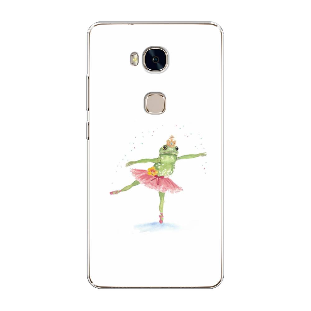 

Чехол для Honor 5X "Лягушка-балерина", Зеленый, 60550-4