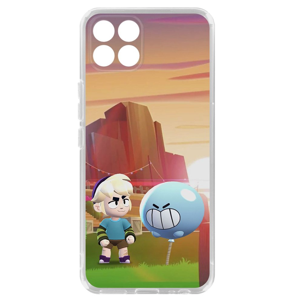 

Чехол-накладка Brawl Stars-Гас для Infinix Smart 6 HD, Прозрачный