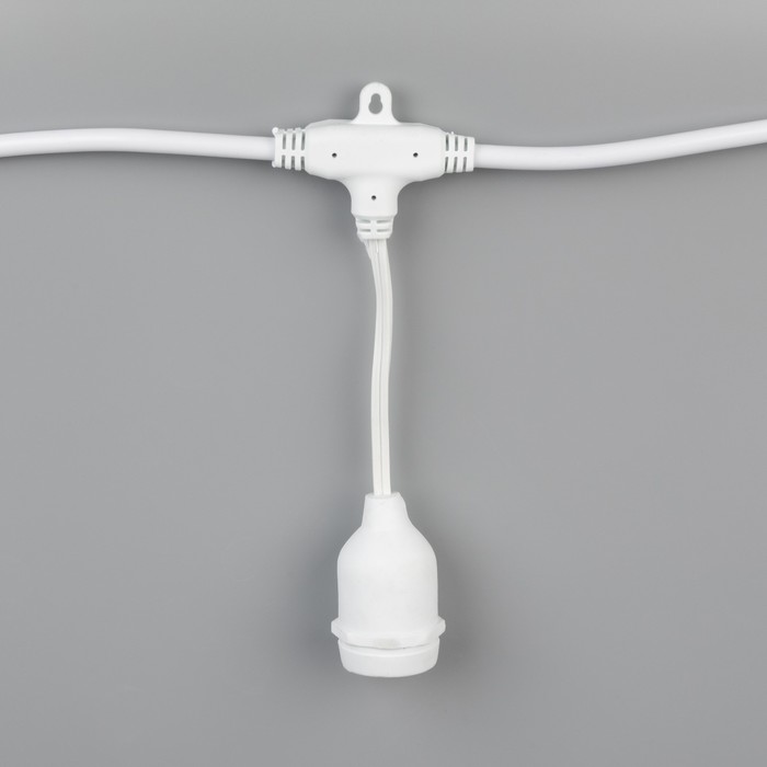 фото Световая гирлянда новогодняя luazon lighting ретро spec 7859948 10 м белый теплый