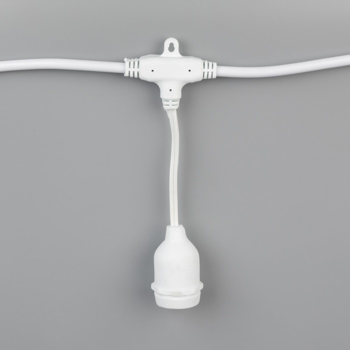 фото Световая гирлянда новогодняя luazon lighting ретро pro 7859952 10 м белый теплый