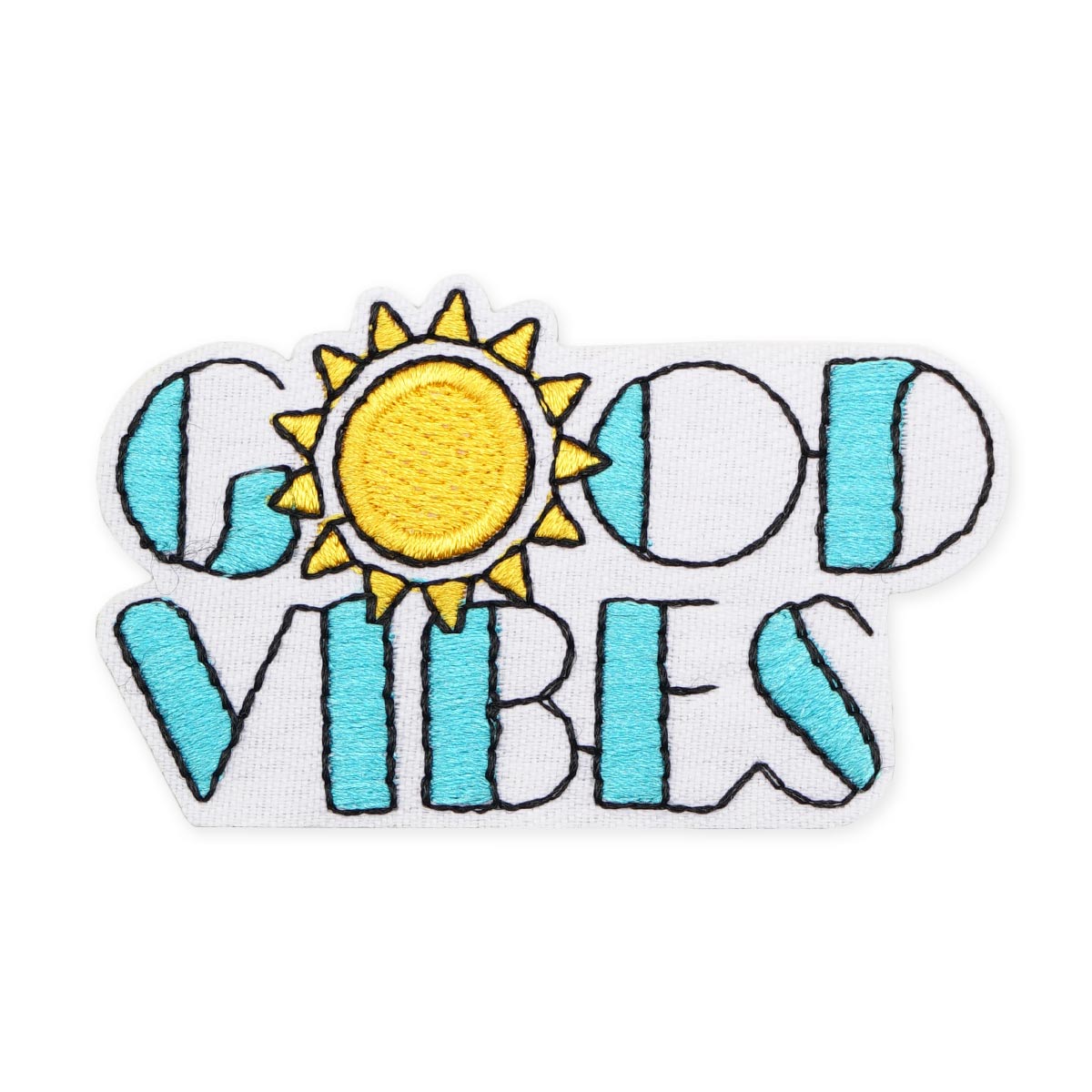 

Термоаппликация apos Good Vibes, 4х6, 8см, Hobby Pro