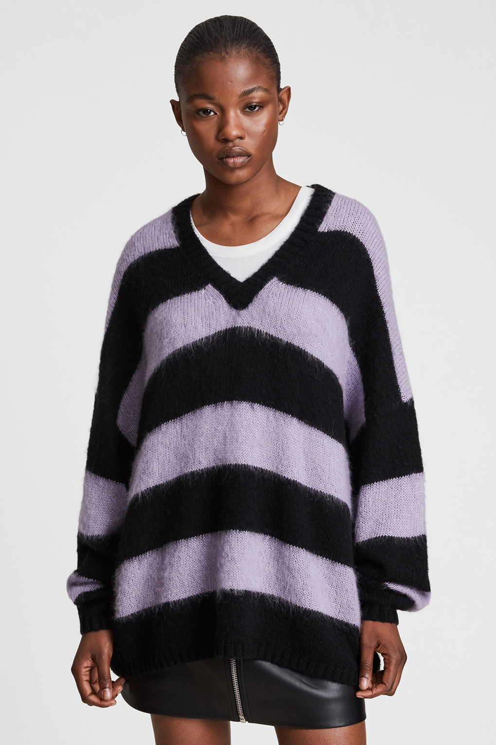 

Пуловер женский Allsaints WK103V черный L, WK103V