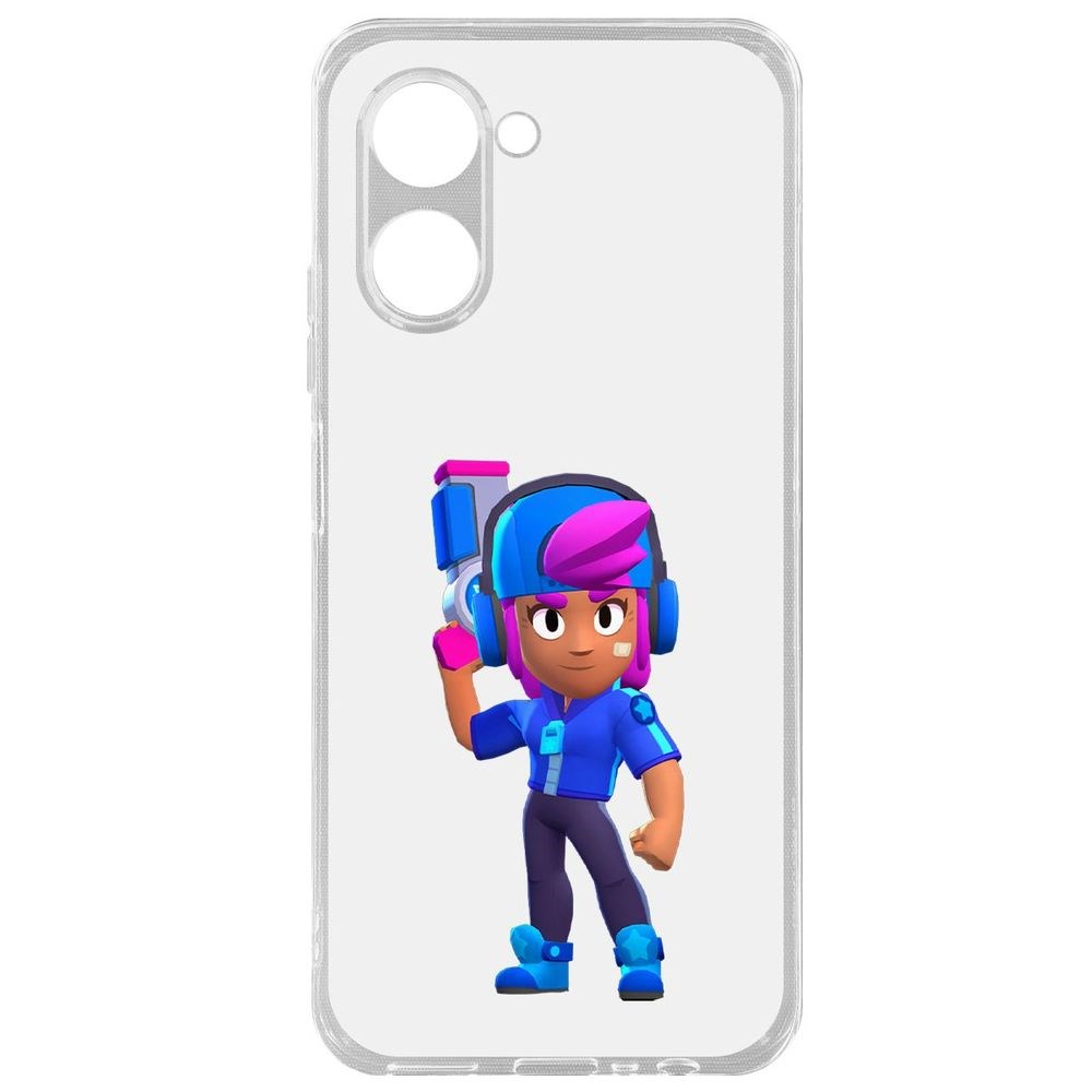 

Чехол-накладка Brawl Stars-Звёздная Шелли для Realme C33