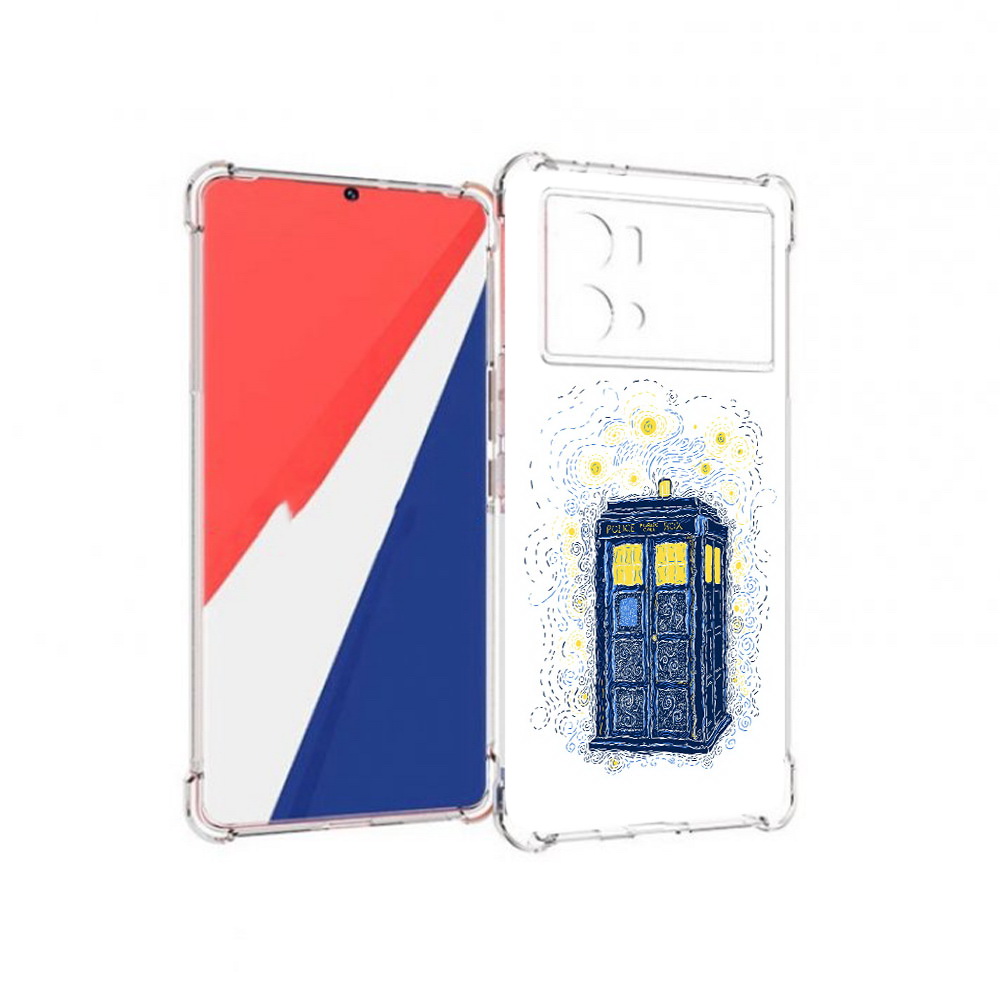 

Чехол MyPads Tocco для Vivo 9 Pro будка рисунок (PT226978.402.249), Прозрачный, Tocco