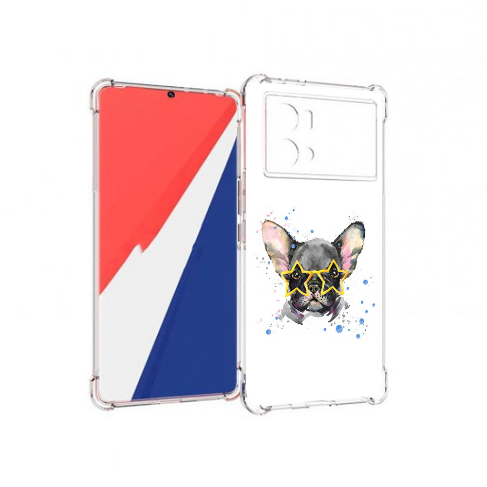 

Чехол MyPads Tocco для Vivo 9 Pro буля в очках (PT226978.402.252), Прозрачный, Tocco