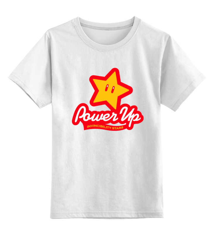 

Футболка детская Printio Звезда из марио (power up) цв. белый р. 164, Звезда из марио (power up)