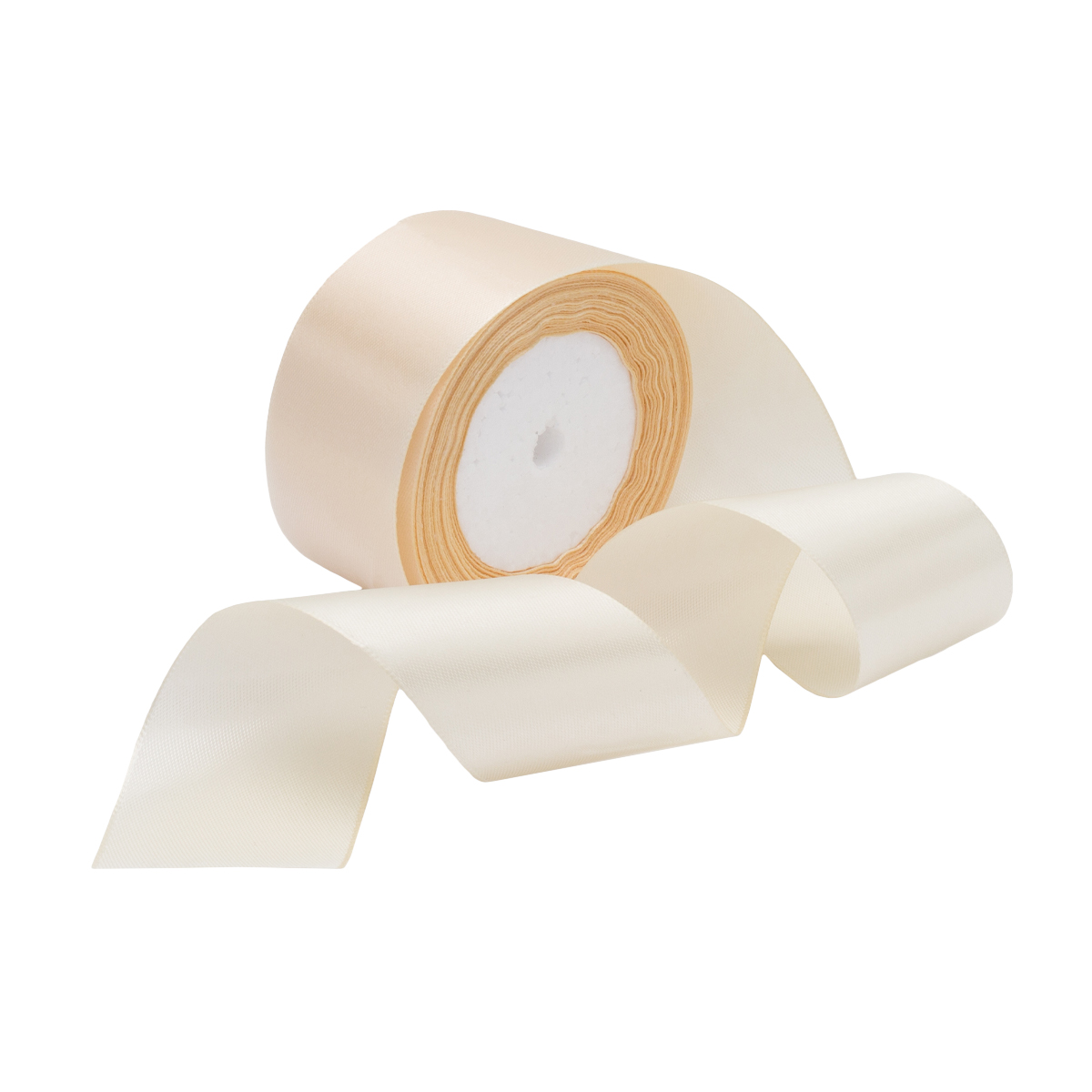 

DDZ2401 Лента атласная 5,0смх22,86м (166 ваниль), Бежевый