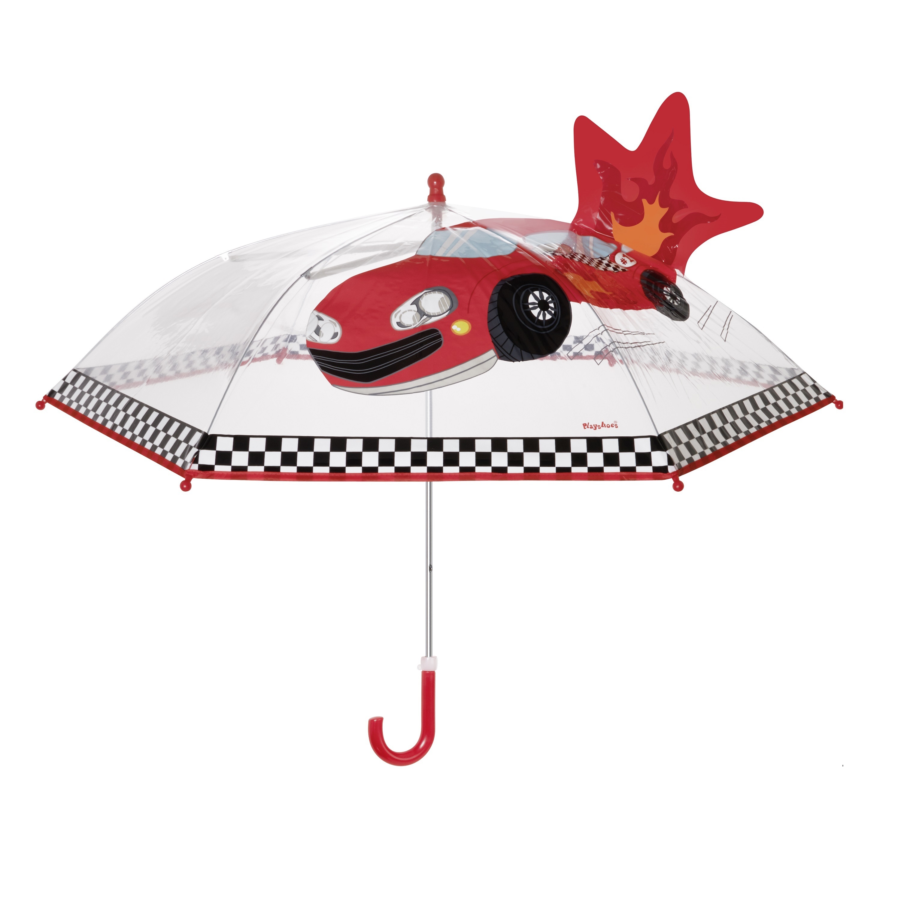 Зонт-трость 3-D Playshoes Гоночная машинка комплект lastolite umbrellakit ll lu2474f зонт 99см стойка держатель 2422 tilthead shoe