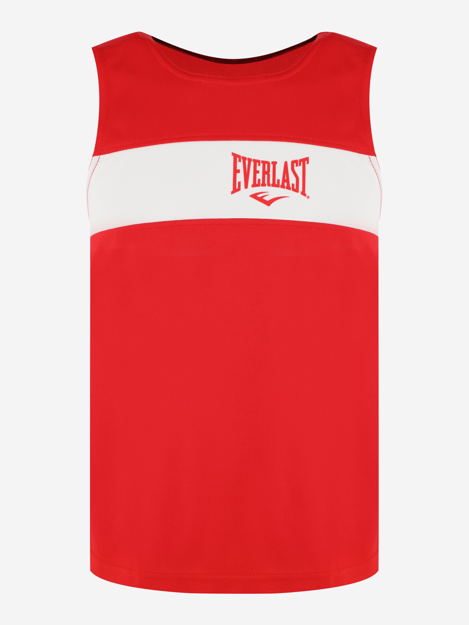 Майка боксёрская Everlast Elite красно-белая, размер XL