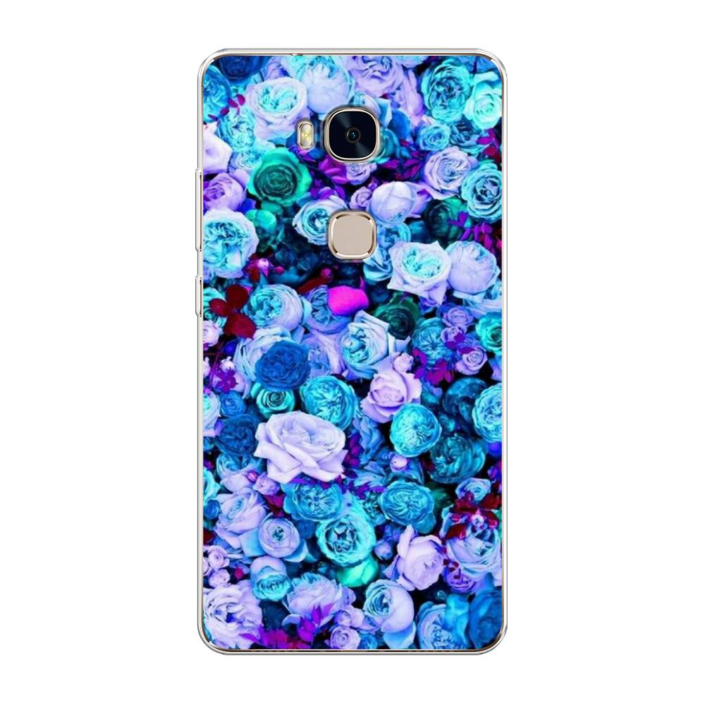 

Чехол для Honor 5X "Цветочный ковер", Фиолетовый, 60550-2