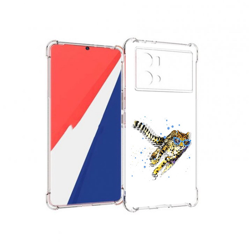 

Чехол MyPads Tocco для Vivo 9 Pro гепард в очках (PT226978.402.287), Прозрачный, Tocco