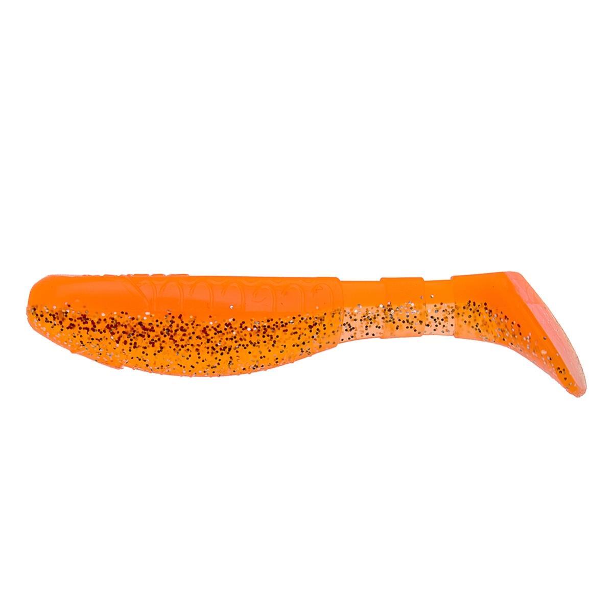 

Виброхвост Chubby 3,55"/9 см Orange & Sparkles 5шт. (HS-4-022) Helios