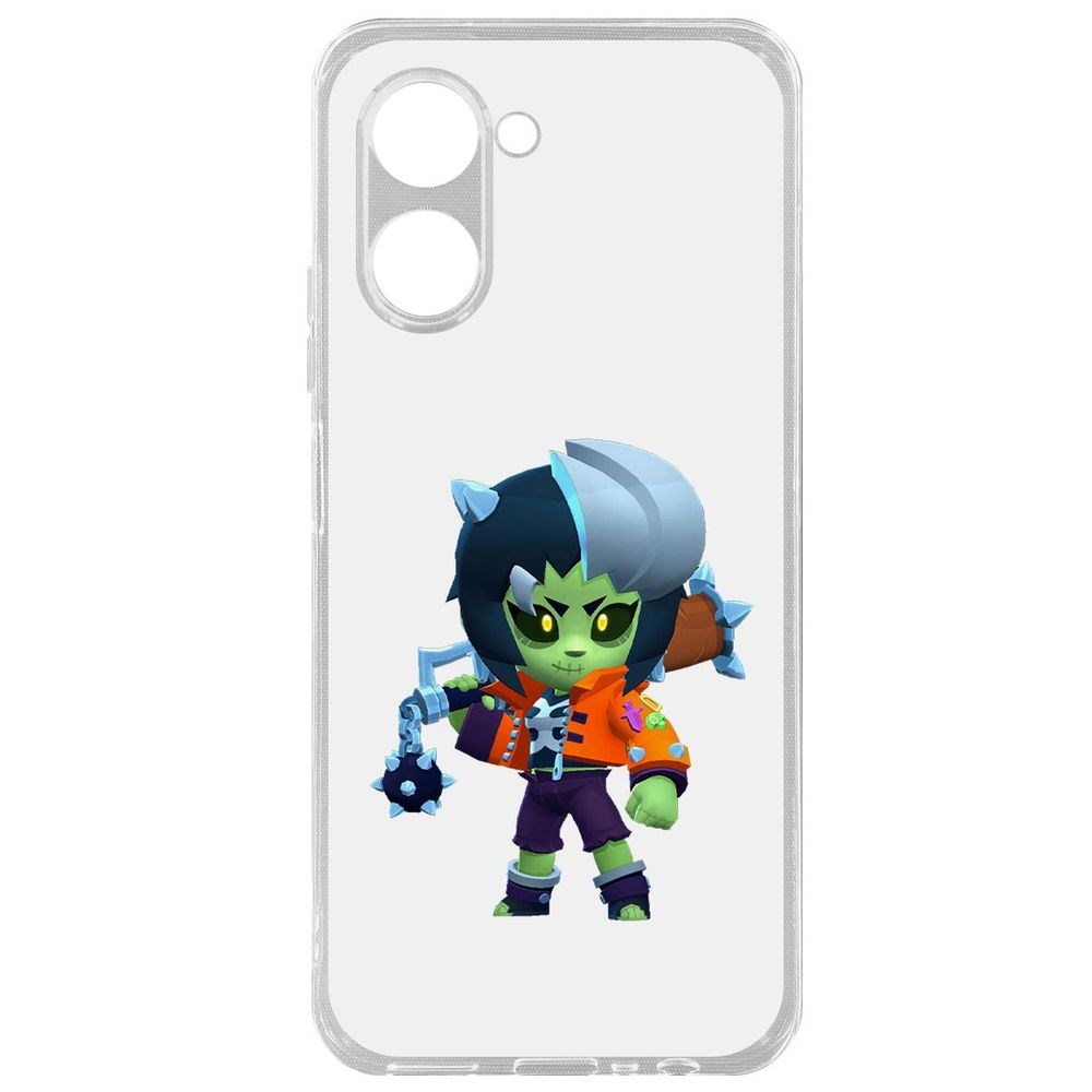 

Чехол-накладка Brawl Stars-ЗомБиби для Realme C33, Прозрачный