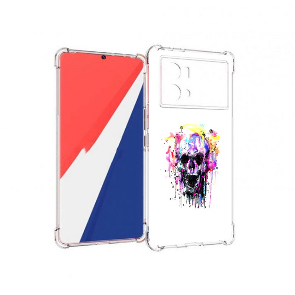 

Чехол MyPads Tocco для Vivo 9 Pro граффити череп (PT226978.402.298), Прозрачный, Tocco