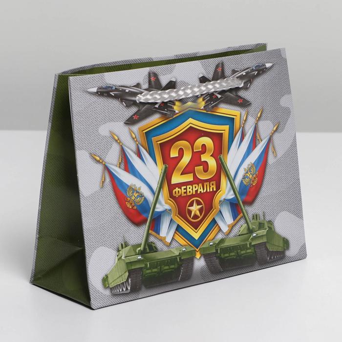 

Пакет ламинированный горизонтальный «Танки и самолёты», S 15 × 12 × 5.5 см, Подарочная упаковка 23 февраля