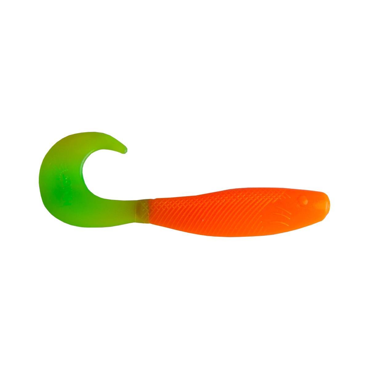

Твистер Hybrid 3,15"/8,0 см Orange & Green 7шт. (HS-14-025) Helios