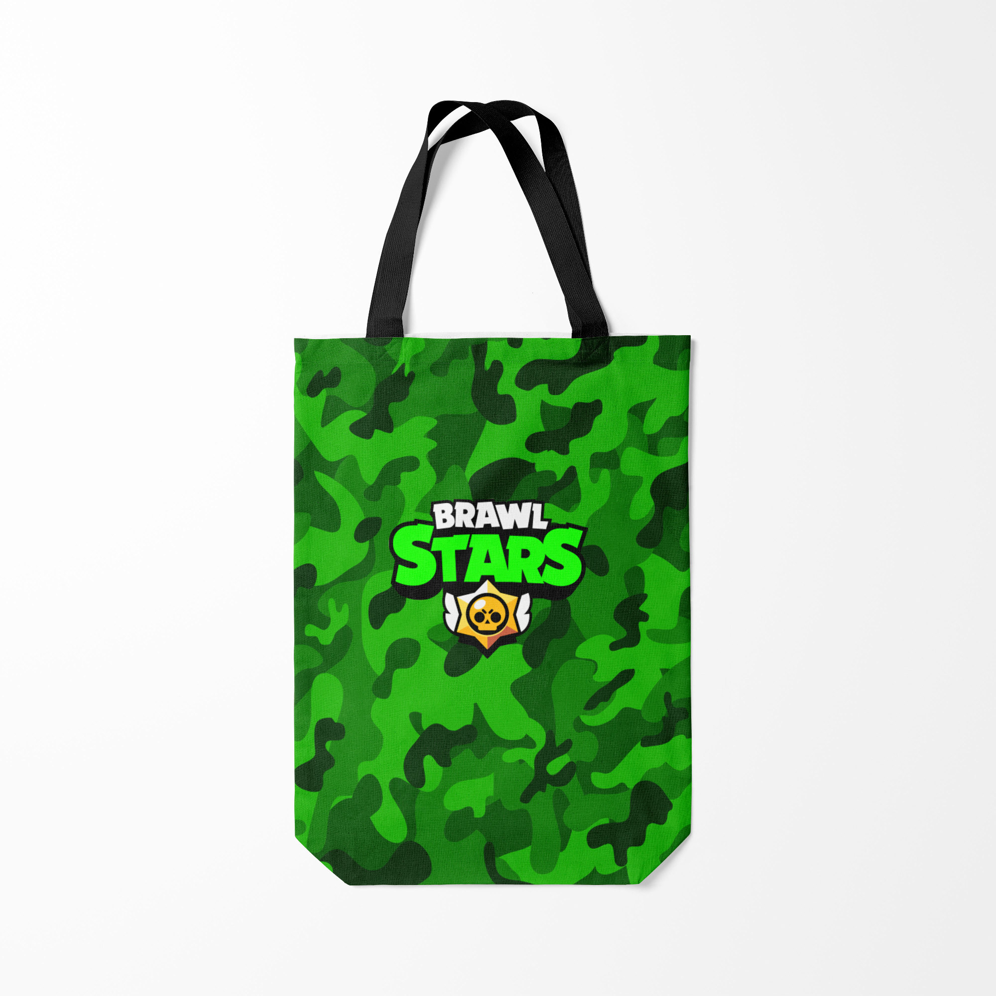

Сумка шoппер унисекс Burnettie BRAWL STARS, зеленый, BRAWL STARS