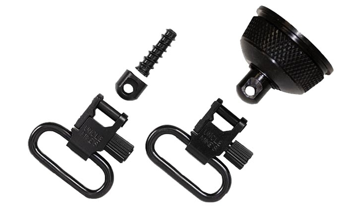 

Антабки Uncle Mikes быстросъёмные для Remington 870 12 калибр (с креплением на магазин)