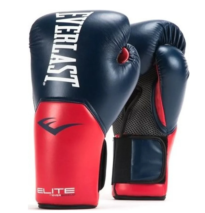 

Перчатки тренировочные Everlast Elite ProStyle 12oz тёмно-синие, 1 пара, Синий