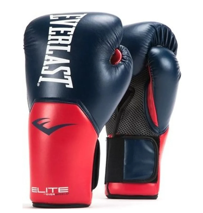 

Перчатки тренировочные Everlast Elite ProStyle 16oz тёмно-синие, 1 пара, Синий