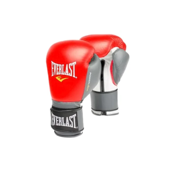 

Перчатки тренировочные Everlast Powerlock 14oz серо-красные, 1 пара, Красный;серый, Power lock