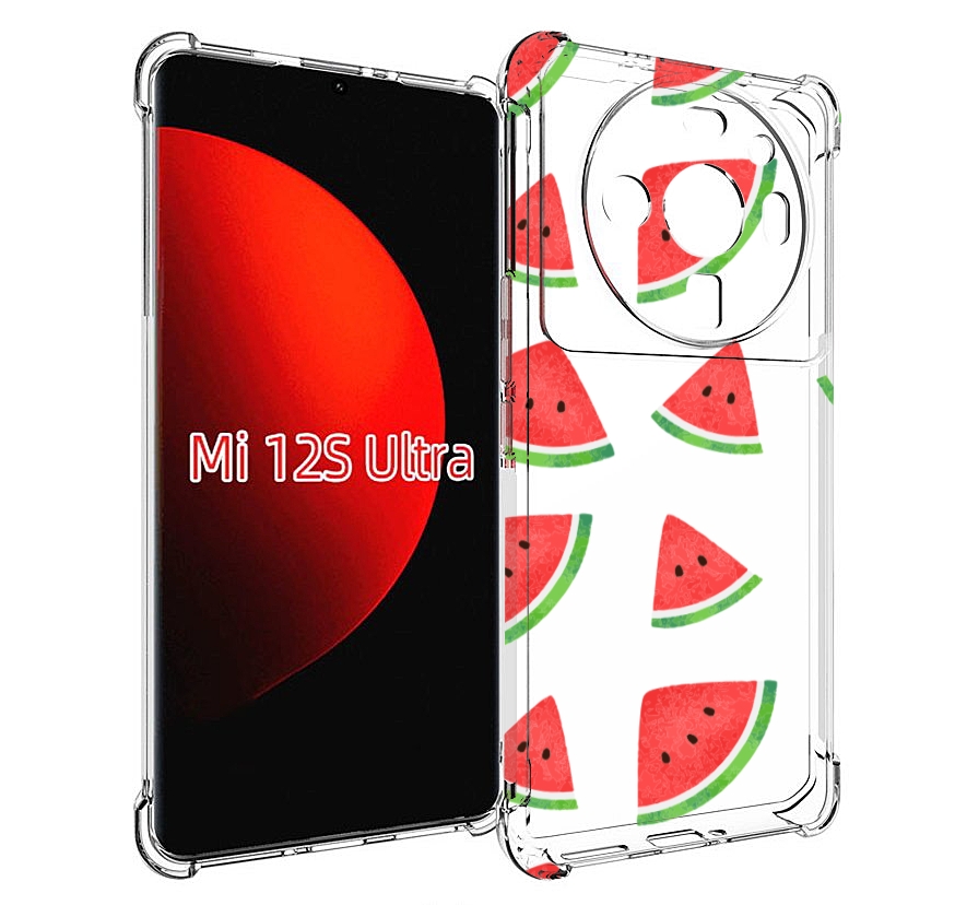 

Чехол MyPads арбузики для Xiaomi 12S Ultra, Прозрачный, Tocco